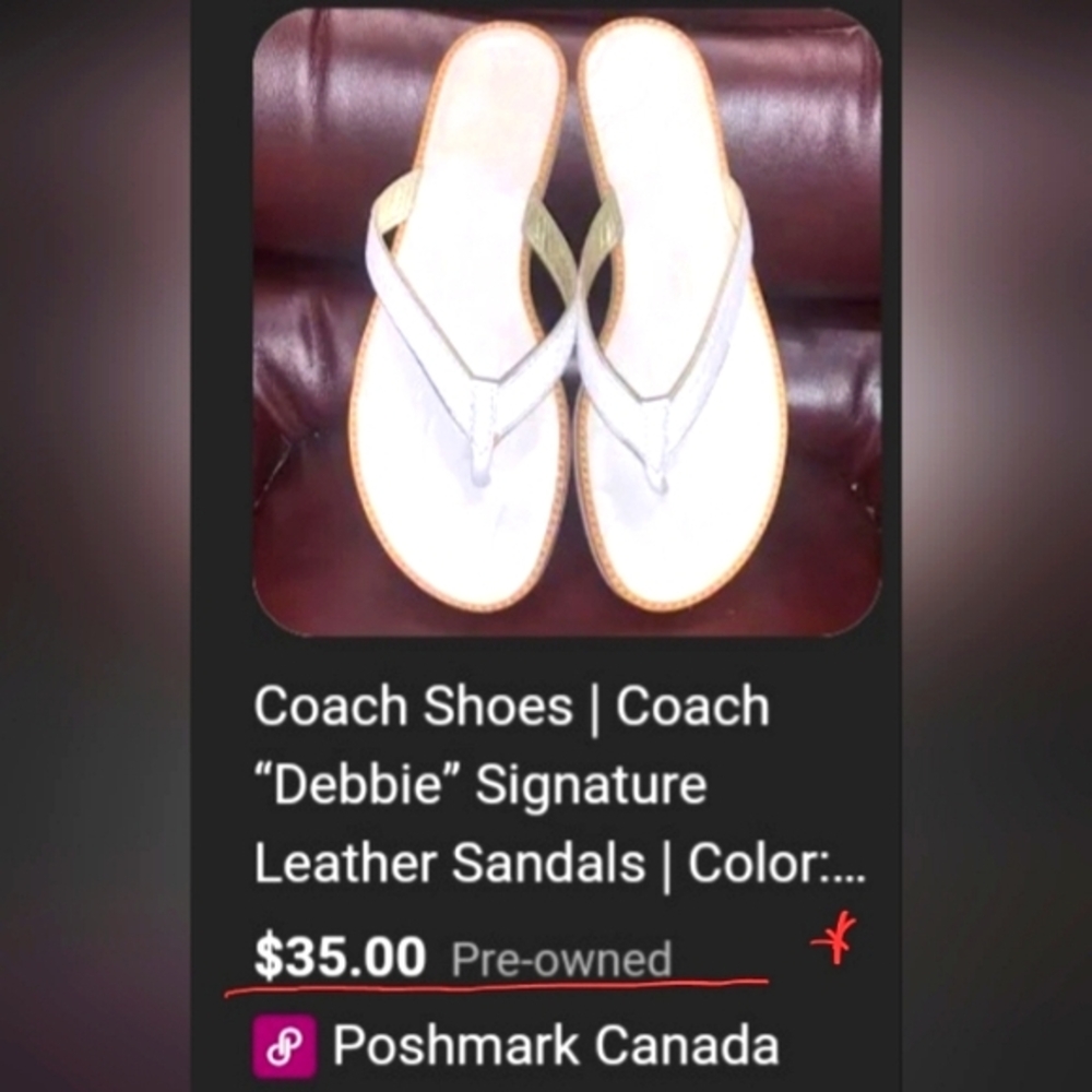 💥  COACH SANDALS  💥 - Picture 12 of 15